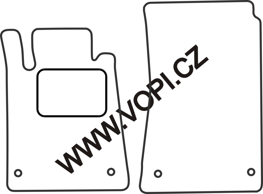 Autokoberce Mercedes SLK R171 cabrio 2005 - 2010 Autofit (2941)